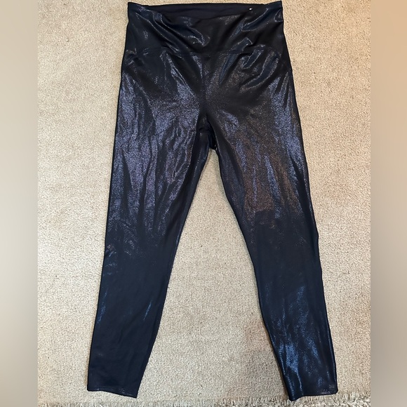NWOT JoyLab Sparkle Leggings Women's Large L High-Rise Seamless Metallic Mesh - Picture 4 of 11